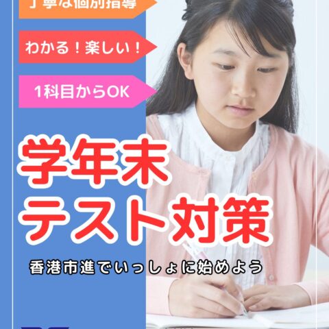 香港　hongkong 学習塾　幼児　小学生　中学生　高校生　中学受験　高校受験　大学受験　個別指導　集団指導　対面授業　オンライン授業　めんどうみ　英検対策